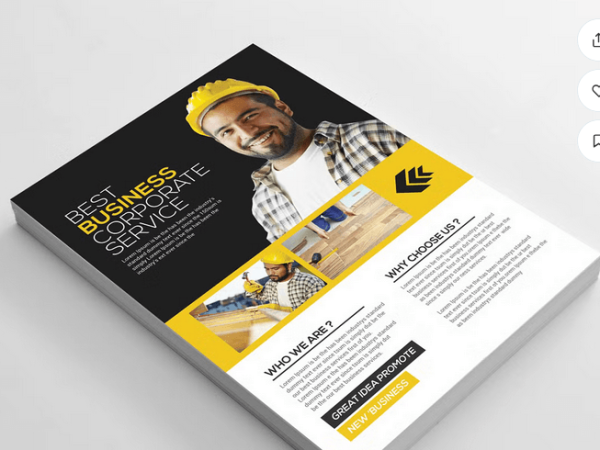 Plumbers Flyer Template PSD
