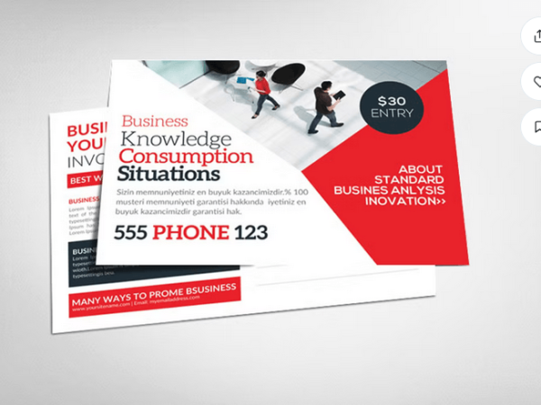 Political Election Mailer Flyer Template PSD
