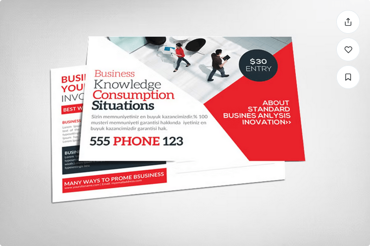 Political Election Mailer Flyer Template PSD
