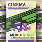 Premiere Movie Flyer Template PSD