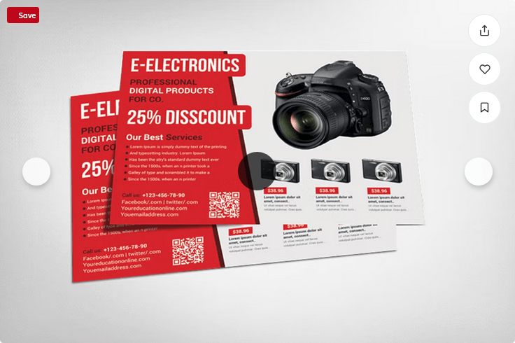 Electronics Product Promotion Flyer Template PSD