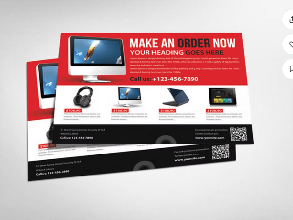 Products Promotion Store Flyer Template PSD