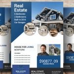 Property Real Estate Flyer Template PSD