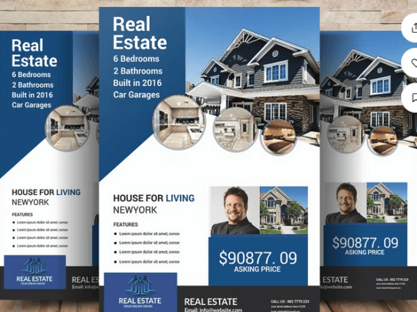 Property Real Estate Flyer Template PSD