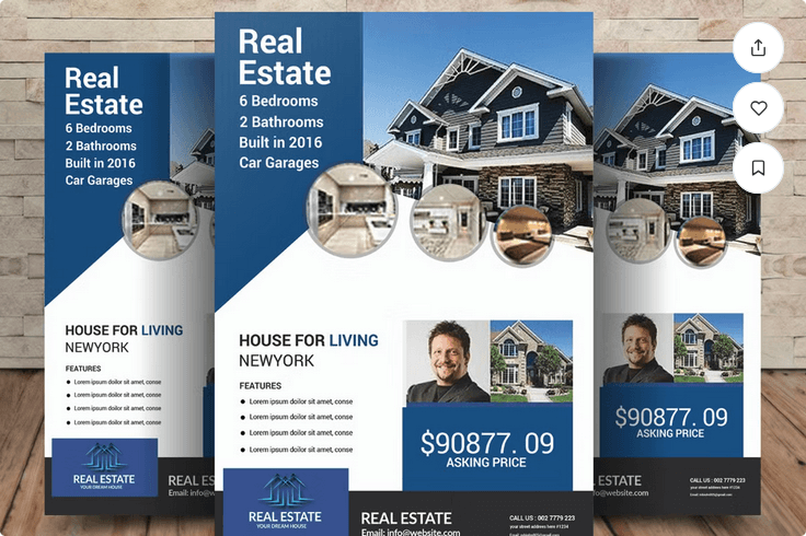 Property Real Estate Flyer Template PSD