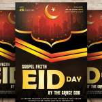 Ramadan & Eid Flyer PSD Template