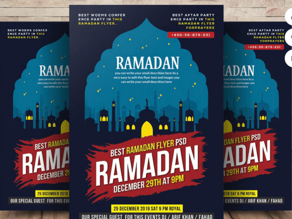 Ramadan Flyer PSD Template