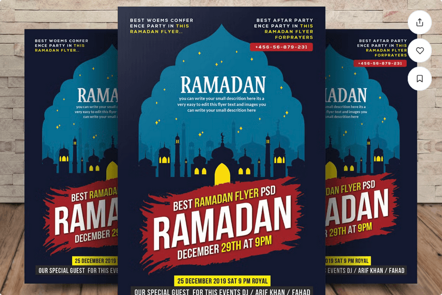 Ramadan Flyer PSD Template