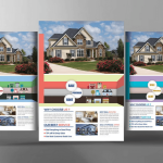 Real Estate Business Flyer Template PSD File