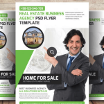 Real Estate Company Flyer Template PSD
