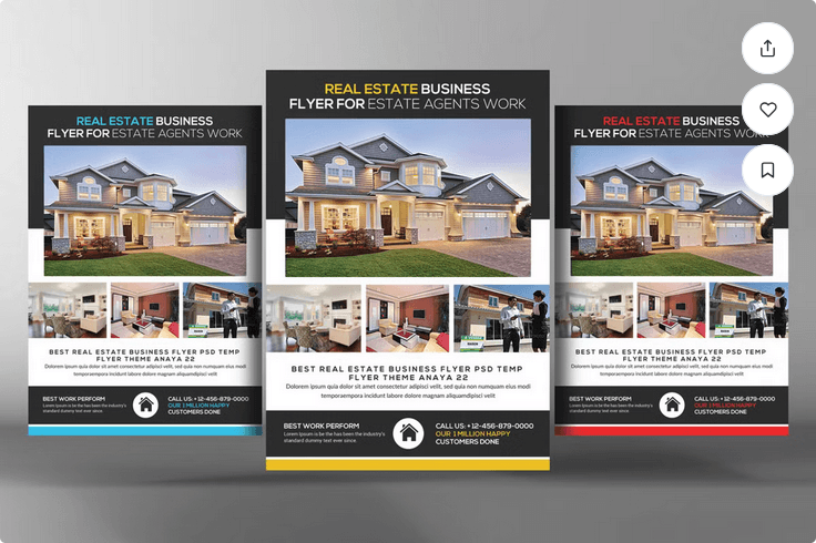 Real Estate Flyer Template PSD Download