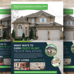 Real Estate Home Flyer Template PSD