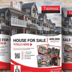 Real Estate Property Flyer Template PSD