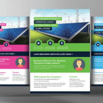 Renewable Energy Flyer Template PSD