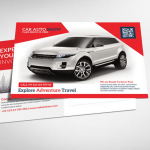Rent A Car Fleet Showcase Flyer Template PSD