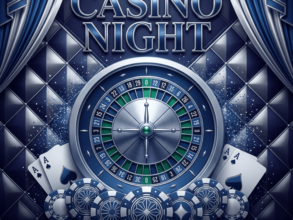 Royal Casino Night Flyer Template PSD