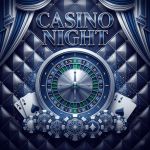 Royal Casino Night Flyer Template PSD