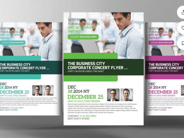 Social Media Flyer Template PSD