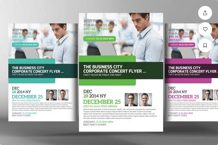 Social Media Flyer Template PSD