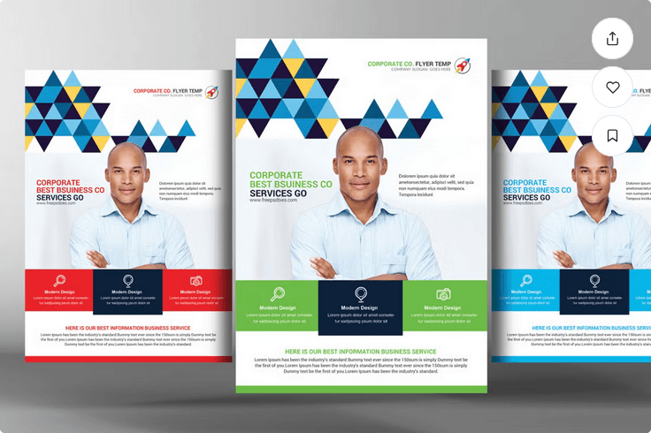 Social Media Management Flyer Template PSD