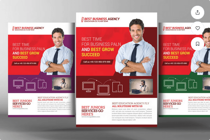 Social Media Marketing Flyer Template