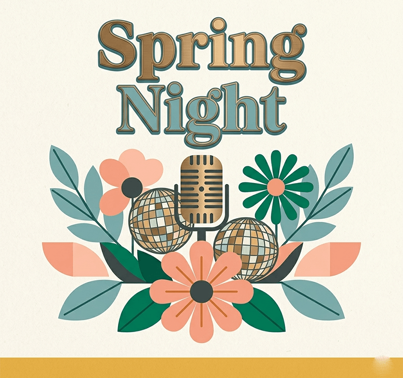Spring Break Party Flyer Template PSD
