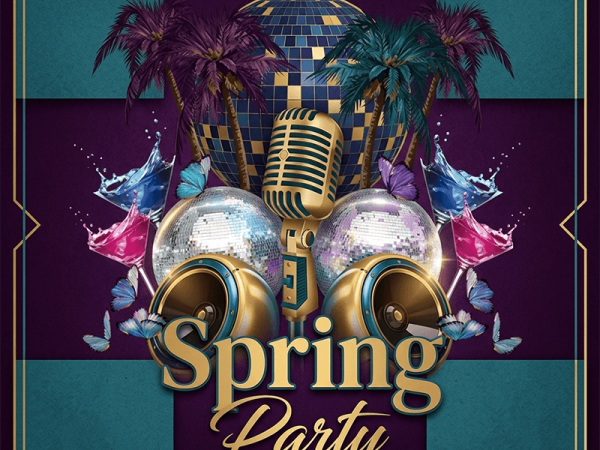 Spring Flyer Invitation PSD Template Download