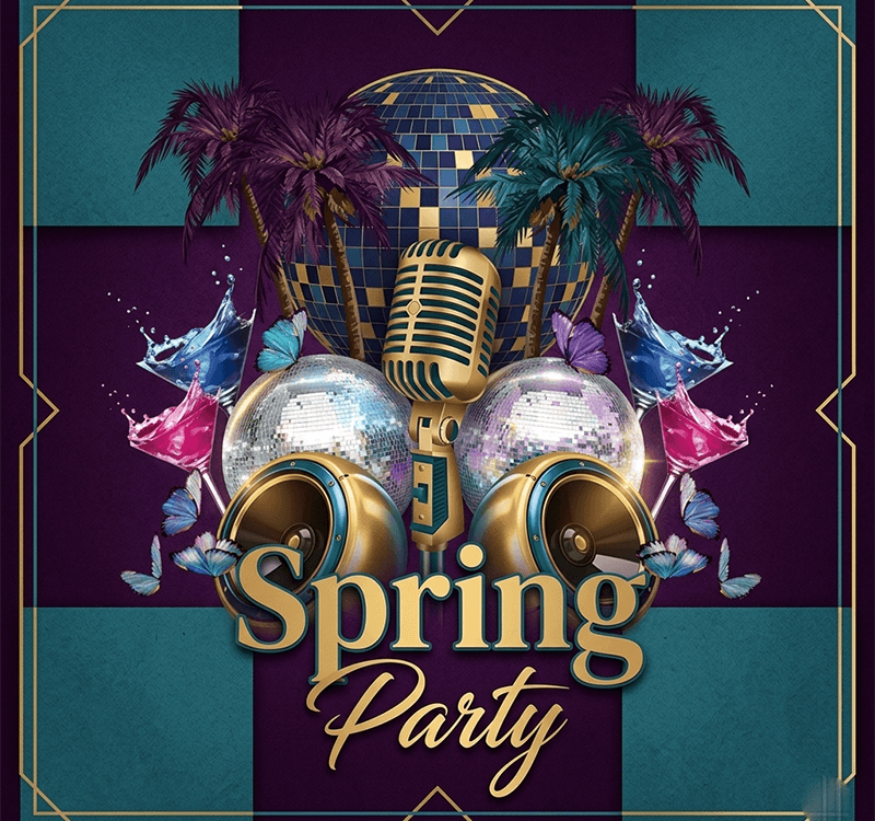 Spring Flyer Invitation PSD Template Download