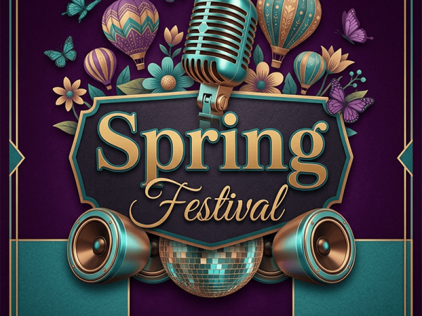 Spring Vibes Facebook Flyer Template PSD