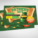 St. Patricks Day Party Flyer Template PSD