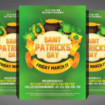 St. Patricks Day Party Flyer Template PSD Design