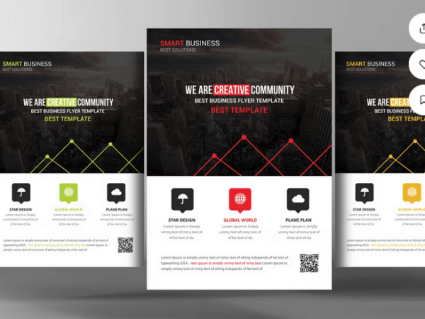 Tax Business Flyer Template PSD