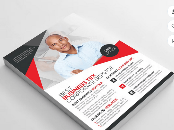 Tax Preparer Flyer Template PSD