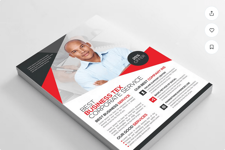 Tax Preparer Flyer Template PSD