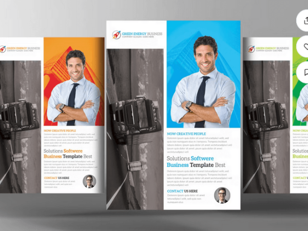 Transport Business Flyer Template PSD