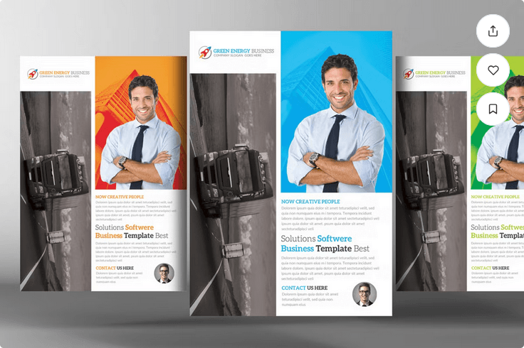 Transport Business Flyer Template PSD