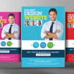 Website Design Agency Flyer Template PSD