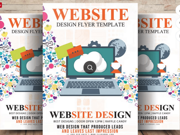 Website Design Development Services Flyer Template File