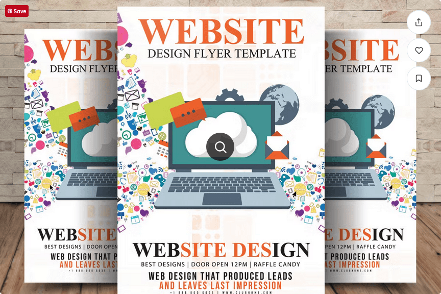 Website Design Development Services Flyer Template File