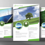 Wind Energy Flyer Template PSD
