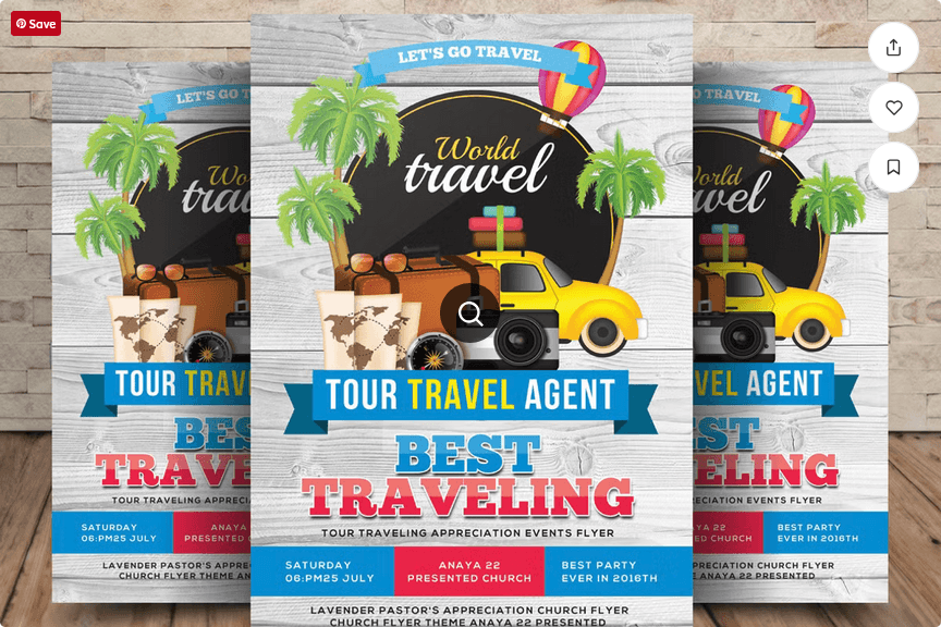World Tour Holiday Special Flyer Template PSD