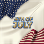 4th of July Community Parade Promo Flyer PSD Template