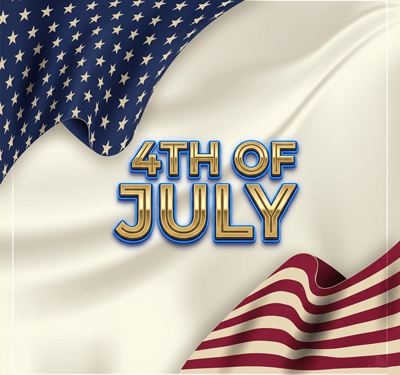 4th of July Community Parade Promo Flyer PSD Template