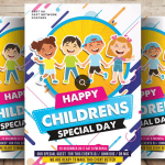 Children Day Fair Flyer Template PSD