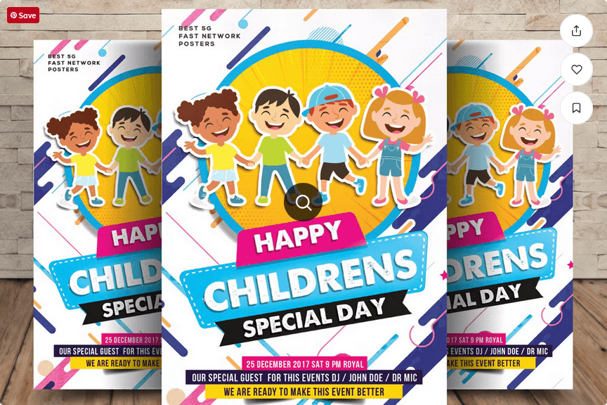 Children Day Fair Flyer Template PSD