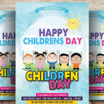 Happy Childrens Day Flyer Template Download