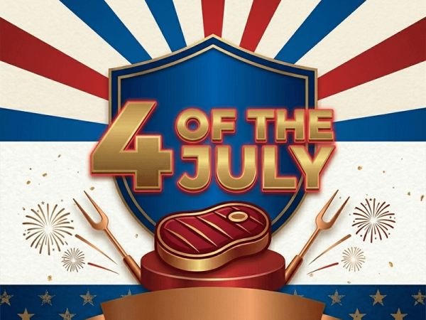 Independence Day Backyard BBQ Party Flyer Template PSD