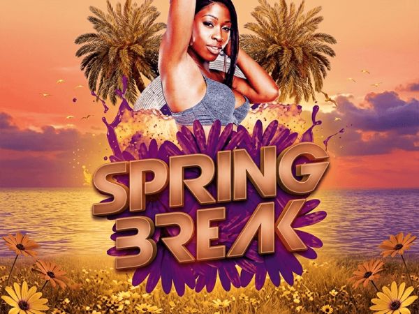 Nightclub Spring Break Bash Flyer PSD Template