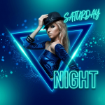 Premium Saturday Night Party Flyer Background HD Template