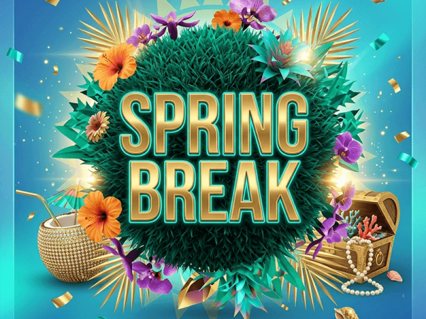 Special Event Spring Break Flyer PSD Template